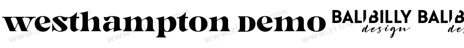 Westhampton Demo字体转换